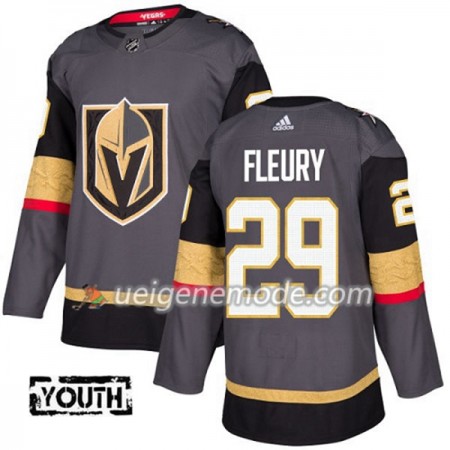 Kinder Eishockey Vegas Golden Knights Trikot Marc-Andre Fleury 29 Adidas 2017-2018 Grau Authentic